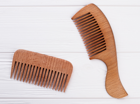 レモンの木の櫛(名入れ対応可能)